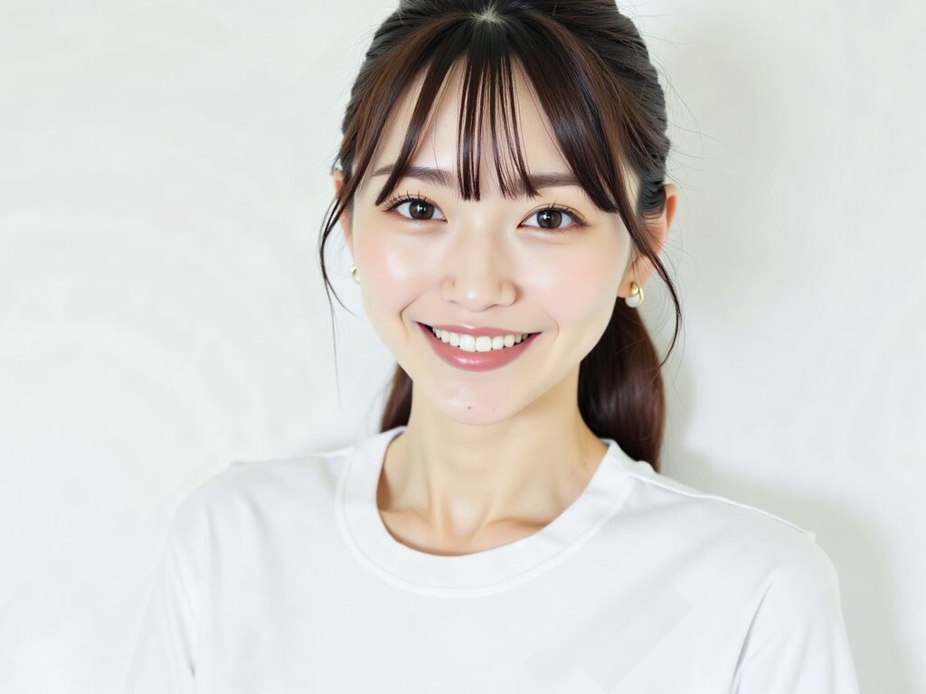 歯周病ケアをして健康に過ごす女性