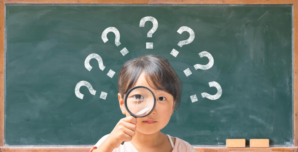 プレオルソとは何か考える女の子?