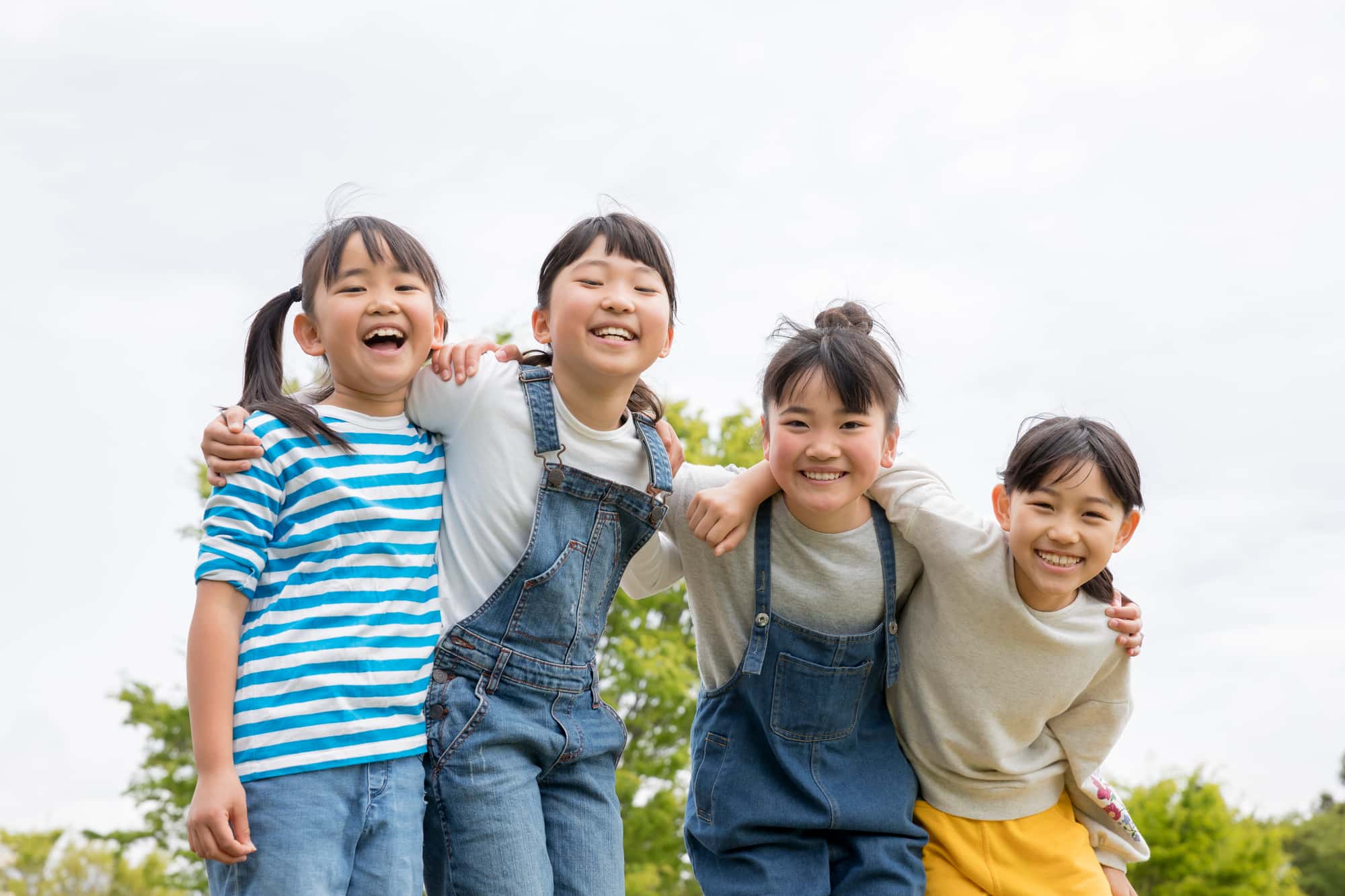マイオブレースの対象年齢である6歳から12歳の子供達