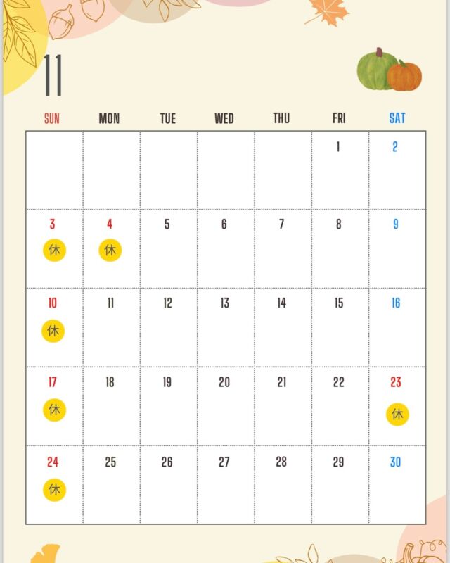 今月の診療スケジュールをお知らせいたします🍂

皆様のご来院をお待ちしております！

【診療時間】
月～金　9:00～13:30、14:30～17:30
土　8:30～13:00、14:00～17:00

#中百舌鳥歯医者　#新金岡歯医者　#堺市歯医者　#精密治療　#マイクロスコープ　#予防歯科　#インボディ導入施設　#夏休み　#歯医者